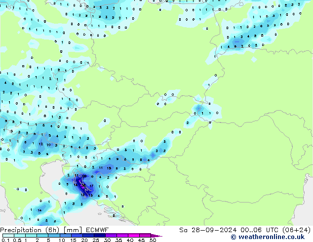 Z500/Regen(+SLP)/Z850 ECMWF za 28.09.2024 06 UTC