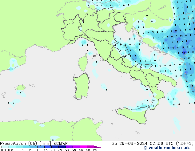 Z500/Regen(+SLP)/Z850 ECMWF zo 29.09.2024 06 UTC