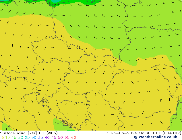  10 m EC (AIFS)  06.06.2024 06 UTC