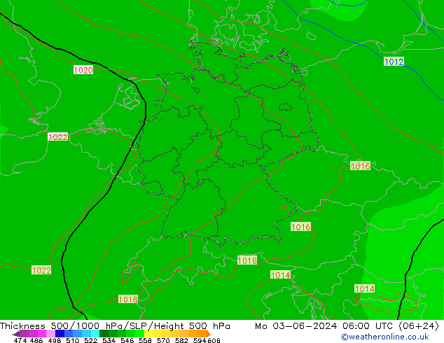 Thck 500-1000гПа EC (AIFS) пн 03.06.2024 06 UTC