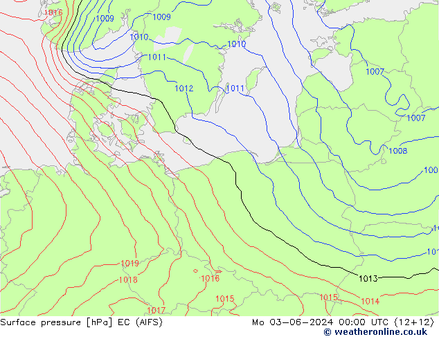 Luchtdruk (Grond) EC (AIFS) ma 03.06.2024 00 UTC