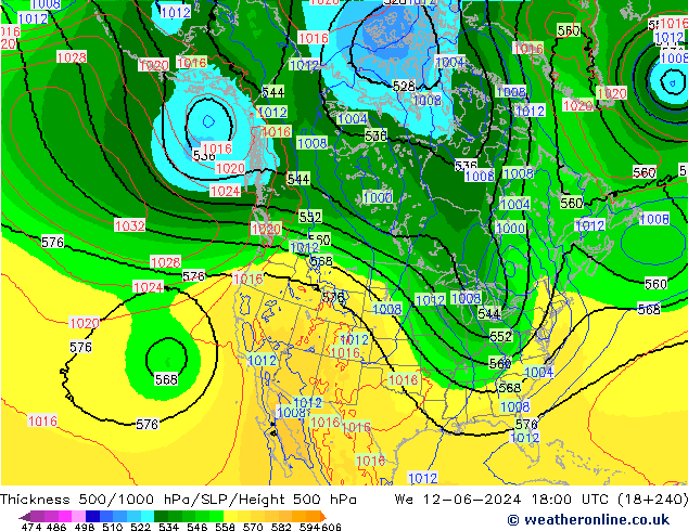 Thck 500-1000hPa EC (AIFS) mer 12.06.2024 18 UTC