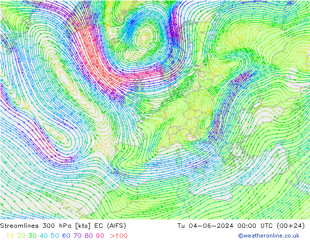  300 hPa EC (AIFS)  04.06.2024 00 UTC