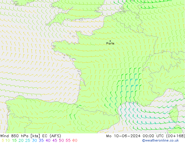  850 hPa EC (AIFS)  10.06.2024 00 UTC