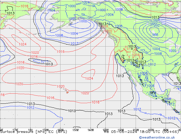 Bodendruck EC (AIFS) Mi 05.06.2024 18 UTC