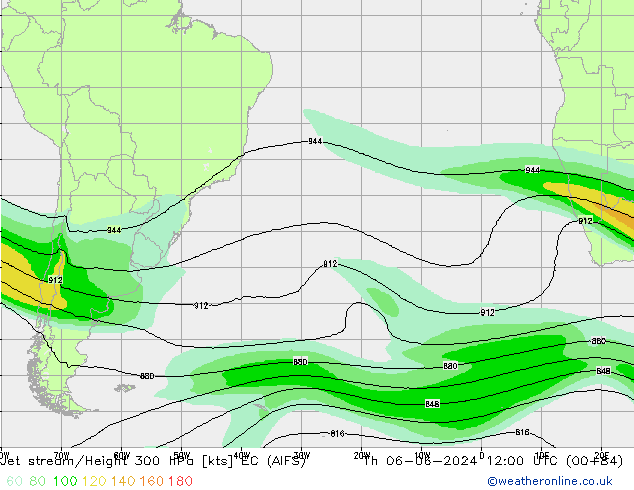 Jet Akımları EC (AIFS) Per 06.06.2024 12 UTC