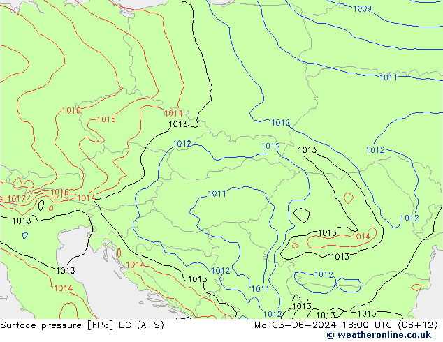 Bodendruck EC (AIFS) Mo 03.06.2024 18 UTC