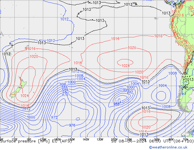 Luchtdruk (Grond) EC (AIFS) za 08.06.2024 06 UTC