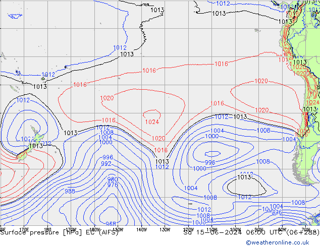 pressão do solo EC (AIFS) Sáb 15.06.2024 06 UTC