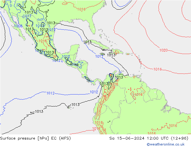 pressão do solo EC (AIFS) Sáb 15.06.2024 12 UTC