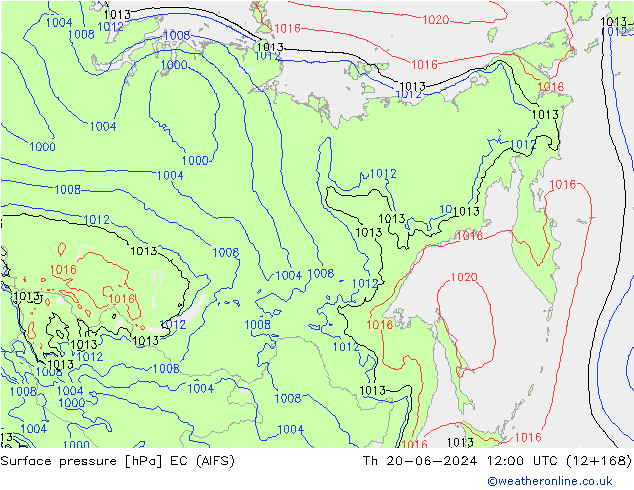 Bodendruck EC (AIFS) Do 20.06.2024 12 UTC