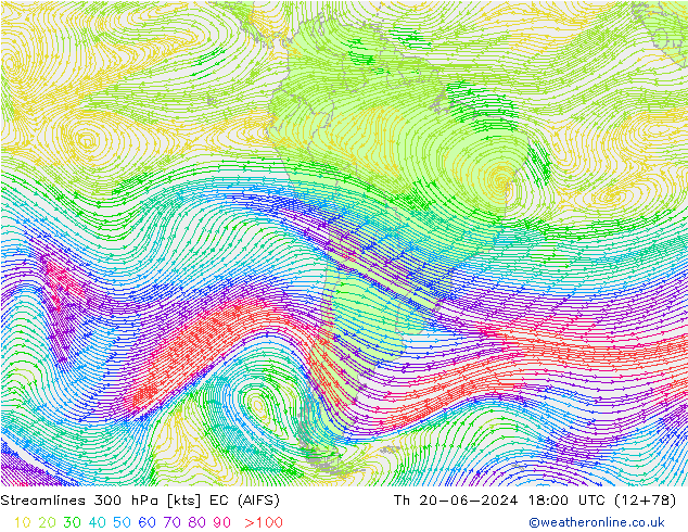  300 hPa EC (AIFS)  20.06.2024 18 UTC