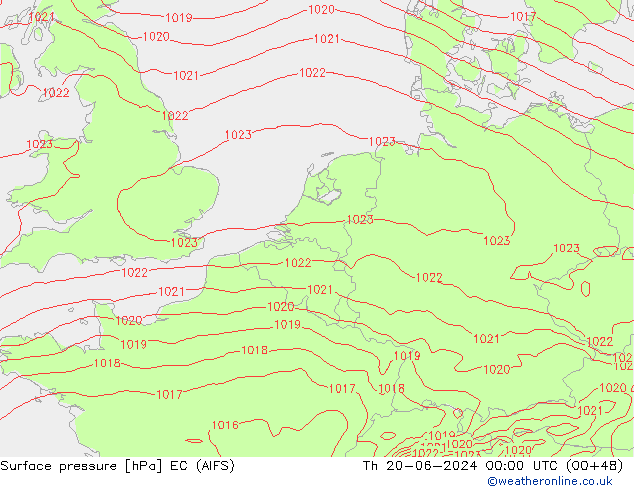 Bodendruck EC (AIFS) Do 20.06.2024 00 UTC