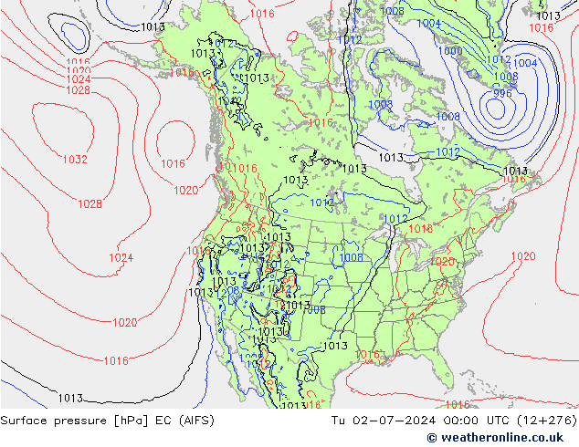 pressão do solo EC (AIFS) Ter 02.07.2024 00 UTC