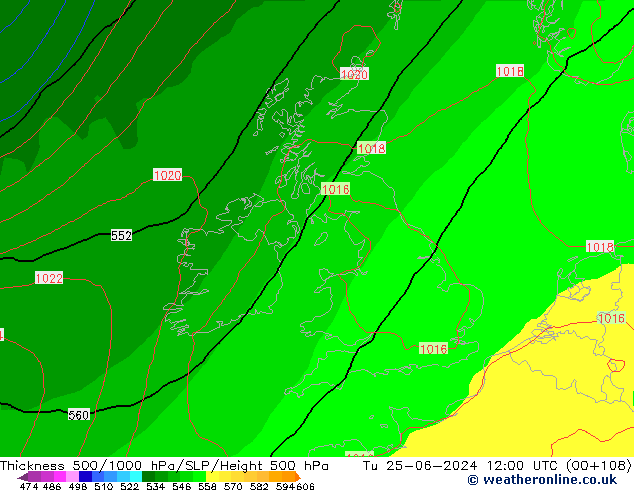 Thck 500-1000hPa EC (AIFS) Ter 25.06.2024 12 UTC