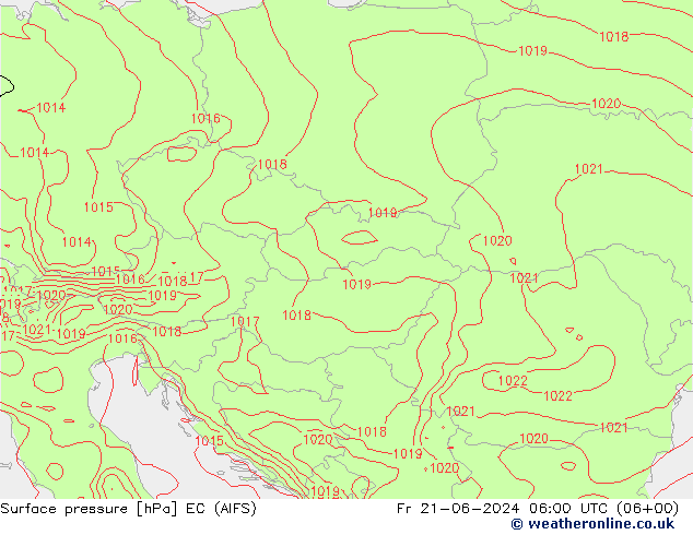 pressão do solo EC (AIFS) Sex 21.06.2024 06 UTC