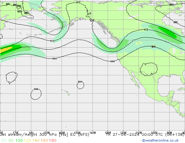 Prąd strumieniowy EC (AIFS) czw. 27.06.2024 00 UTC