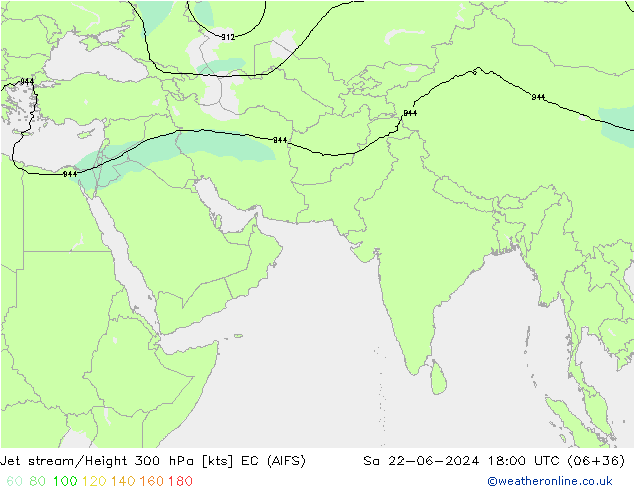 Straalstroom EC (AIFS) za 22.06.2024 18 UTC