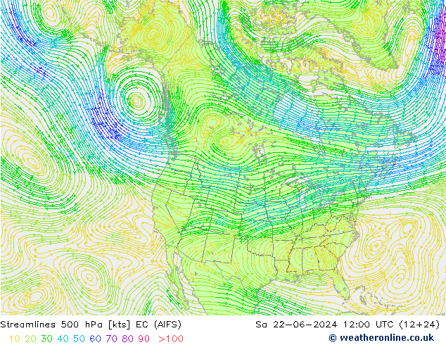  500 hPa EC (AIFS)  22.06.2024 12 UTC