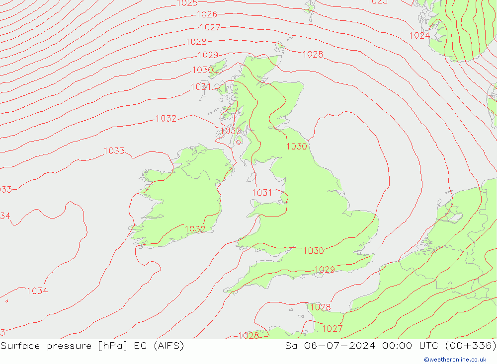 Luchtdruk (Grond) EC (AIFS) za 06.07.2024 00 UTC