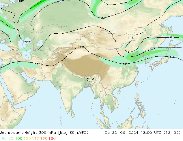 Prąd strumieniowy EC (AIFS) so. 22.06.2024 18 UTC