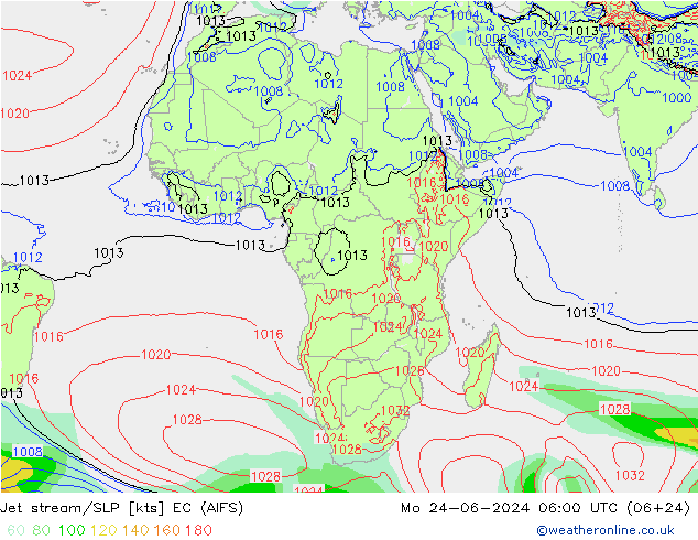 Straalstroom/SLP EC (AIFS) ma 24.06.2024 06 UTC