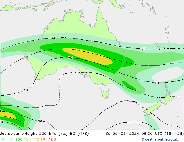 джет EC (AIFS) Вс 30.06.2024 06 UTC