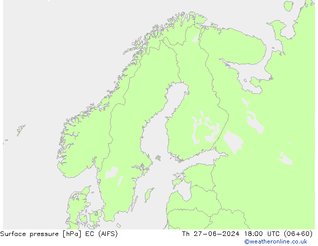 Luchtdruk (Grond) EC (AIFS) do 27.06.2024 18 UTC
