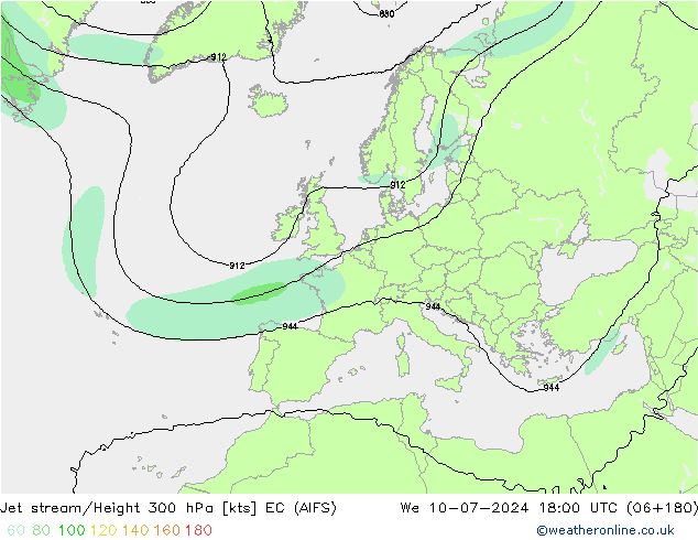 Straalstroom EC (AIFS) wo 10.07.2024 18 UTC