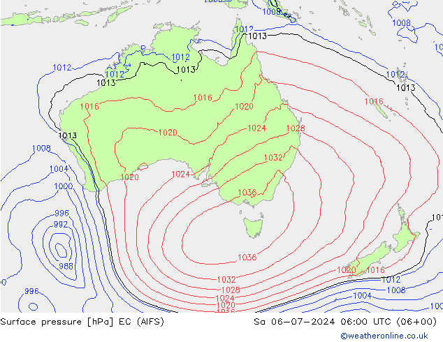 Luchtdruk (Grond) EC (AIFS) za 06.07.2024 06 UTC