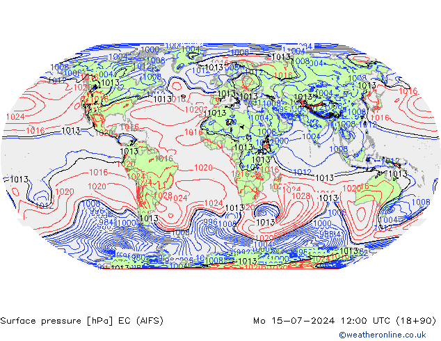 Luchtdruk (Grond) EC (AIFS) ma 15.07.2024 12 UTC