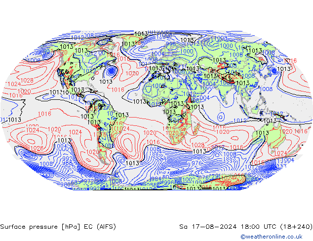 Luchtdruk (Grond) EC (AIFS) za 17.08.2024 18 UTC