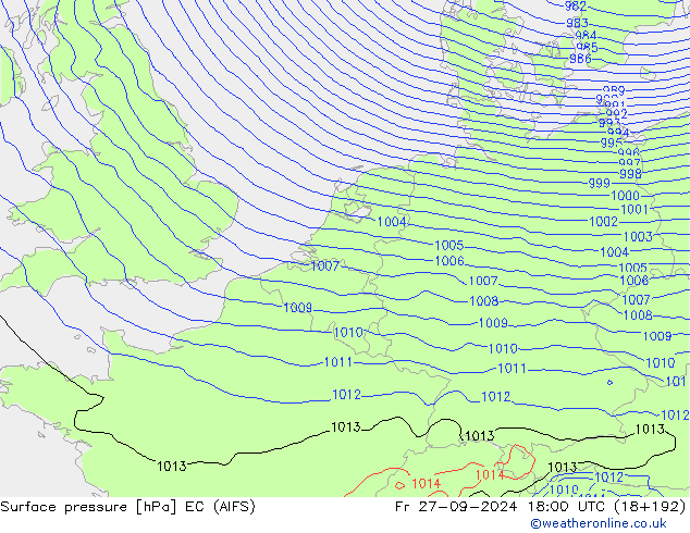      EC (AIFS)  27.09.2024 18 UTC