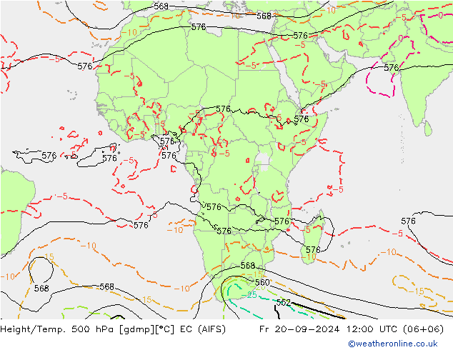 Height/Temp. 500 hPa EC (AIFS)  20.09.2024 12 UTC