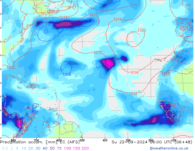 Nied. akkumuliert EC (AIFS) So 22.09.2024 06 UTC