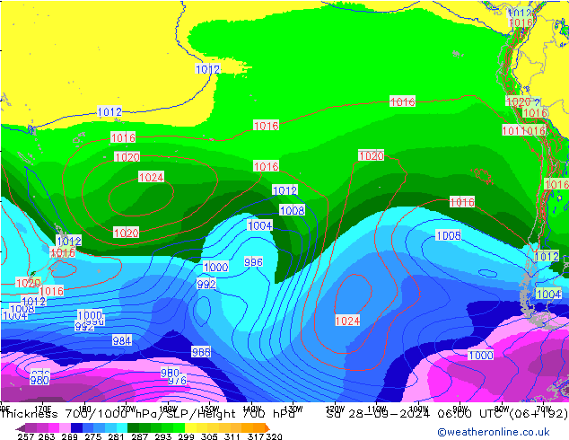 Thck 700-1000 hPa EC (AIFS)  28.09.2024 06 UTC