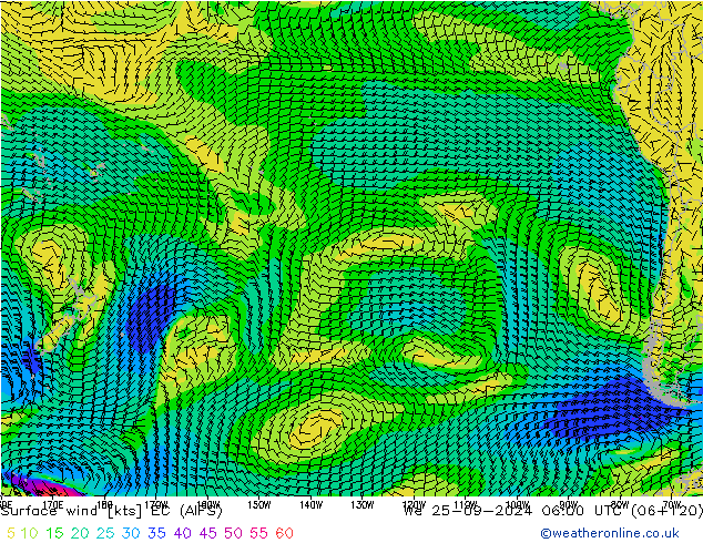  10 m EC (AIFS)  25.09.2024 06 UTC