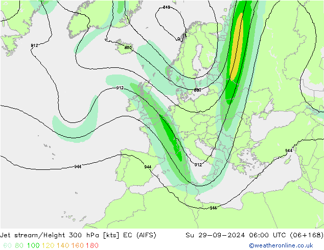 Polarjet EC (AIFS) So 29.09.2024 06 UTC