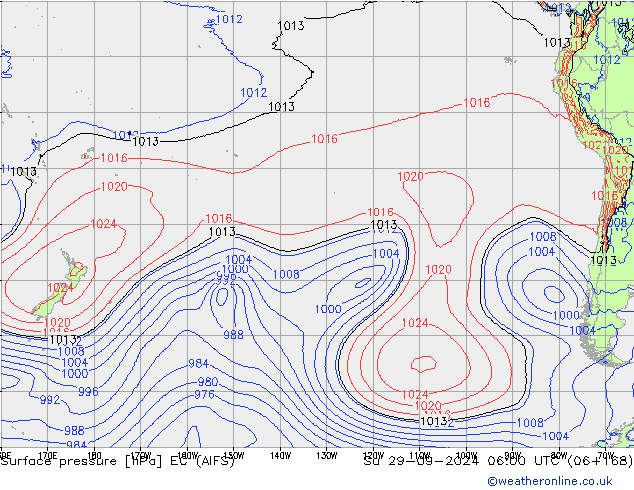 Luchtdruk (Grond) EC (AIFS) zo 29.09.2024 06 UTC