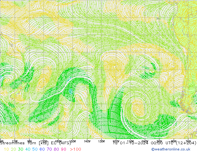 Rüzgar 10m EC (AIFS) Sa 01.10.2024 00 UTC