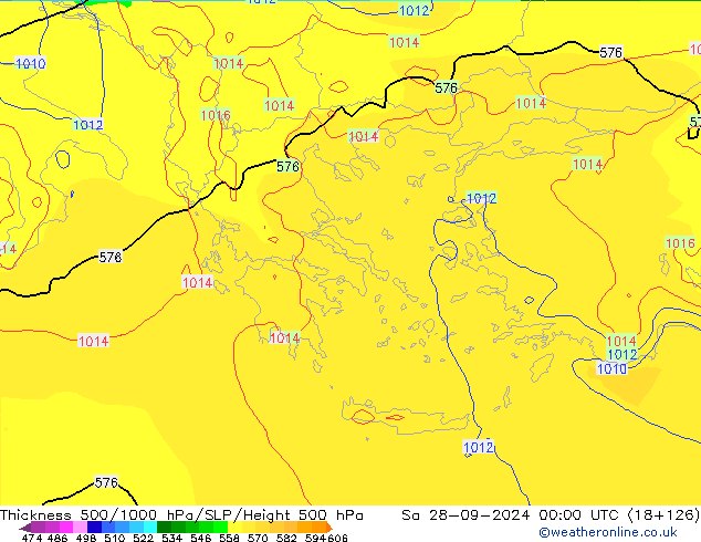 Thck 500-1000hPa EC (AIFS) So 28.09.2024 00 UTC