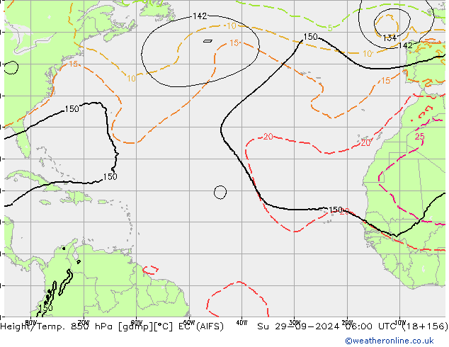 Height/Temp. 850 hPa EC (AIFS) Ne 29.09.2024 06 UTC