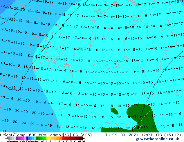 Height/Temp. 500 hPa EC (AIFS)  24.09.2024 12 UTC