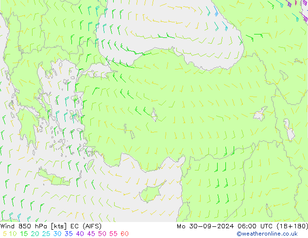  850 hPa EC (AIFS)  30.09.2024 06 UTC