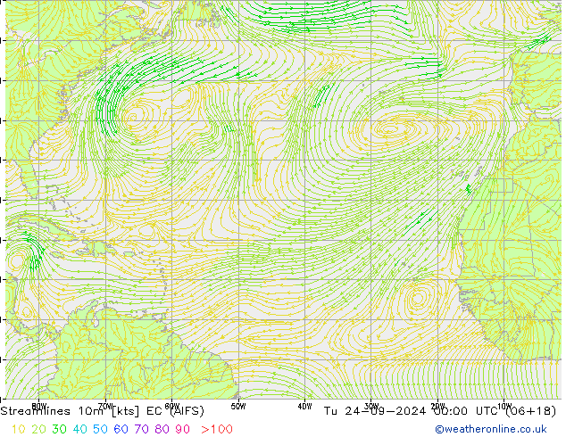 ветер 10m EC (AIFS) вт 24.09.2024 00 UTC