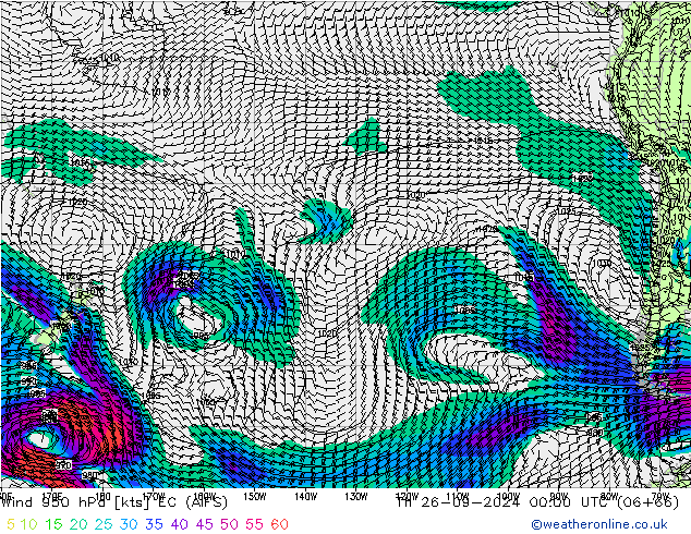  950 hPa EC (AIFS)  26.09.2024 00 UTC