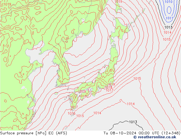      EC (AIFS)  08.10.2024 00 UTC