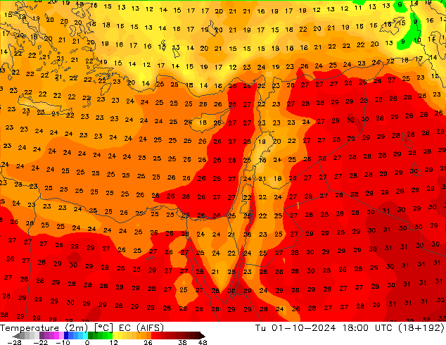     EC (AIFS)  01.10.2024 18 UTC