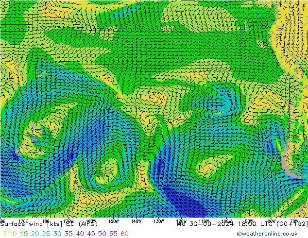 10 m EC (AIFS)  30.09.2024 18 UTC