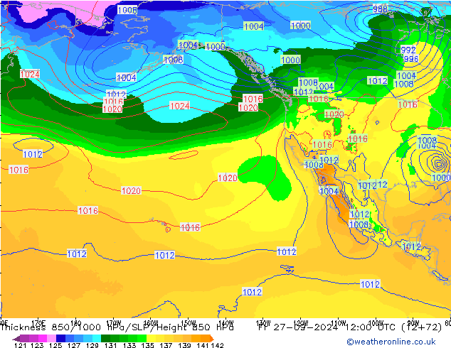 Thck 850-1000 hPa EC (AIFS) ven 27.09.2024 12 UTC